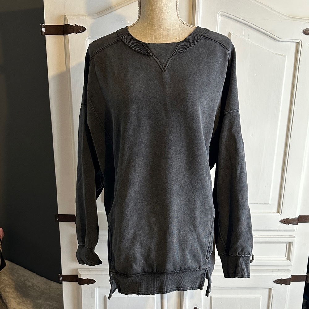 We The Free Charcoal Gray Sweatshirt